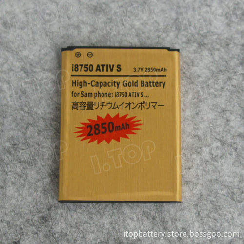 For Samsung ATIV S i8750 mobile battery,3.7V 2850mAh,18 months warranty